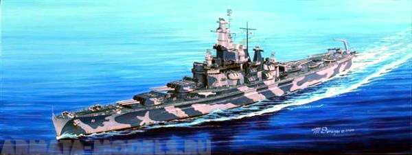05307 Линкор ВВ-60 Алабама Trumpeter