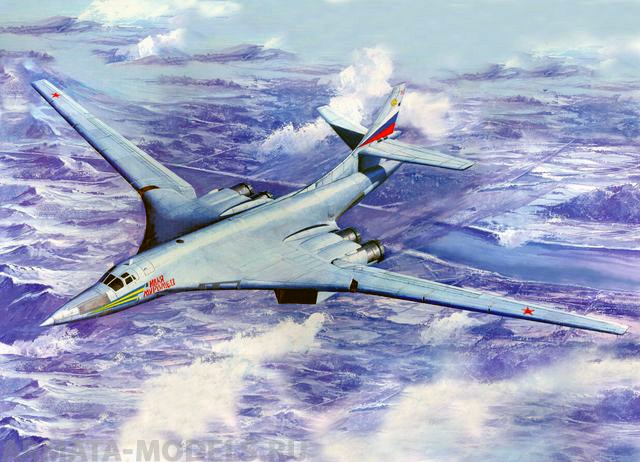 01620 Самолет Ту-160 Trumpeter