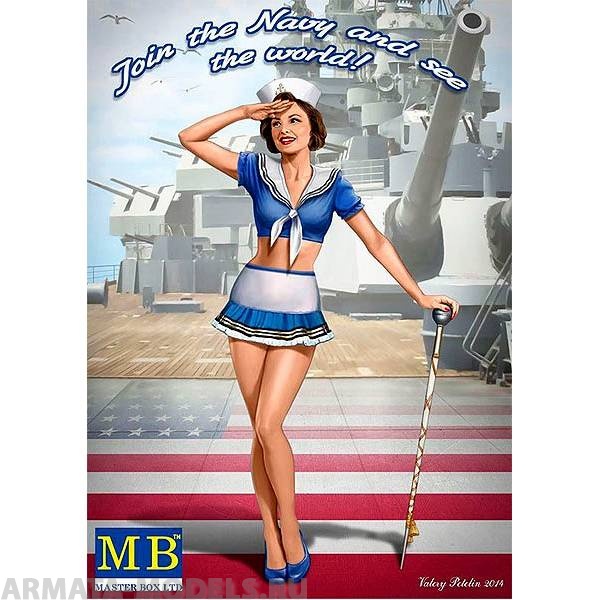 Набор фигурок MB24004 Фигуры Серия пин-ап, набор № 4. Сьюзи Master Box (MB)