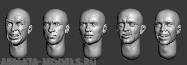 ARM356032 Головы (без волос) №7 ARMOR35