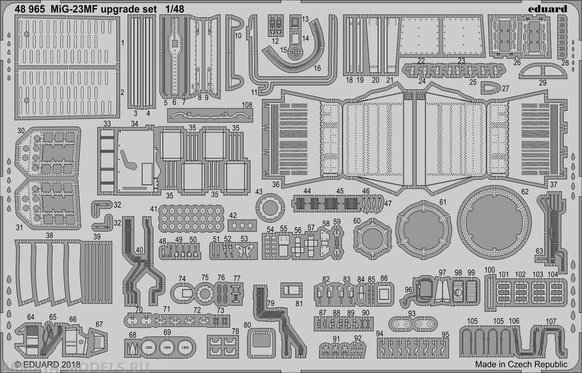48965ED MiG-23MF upgrade set  1/48