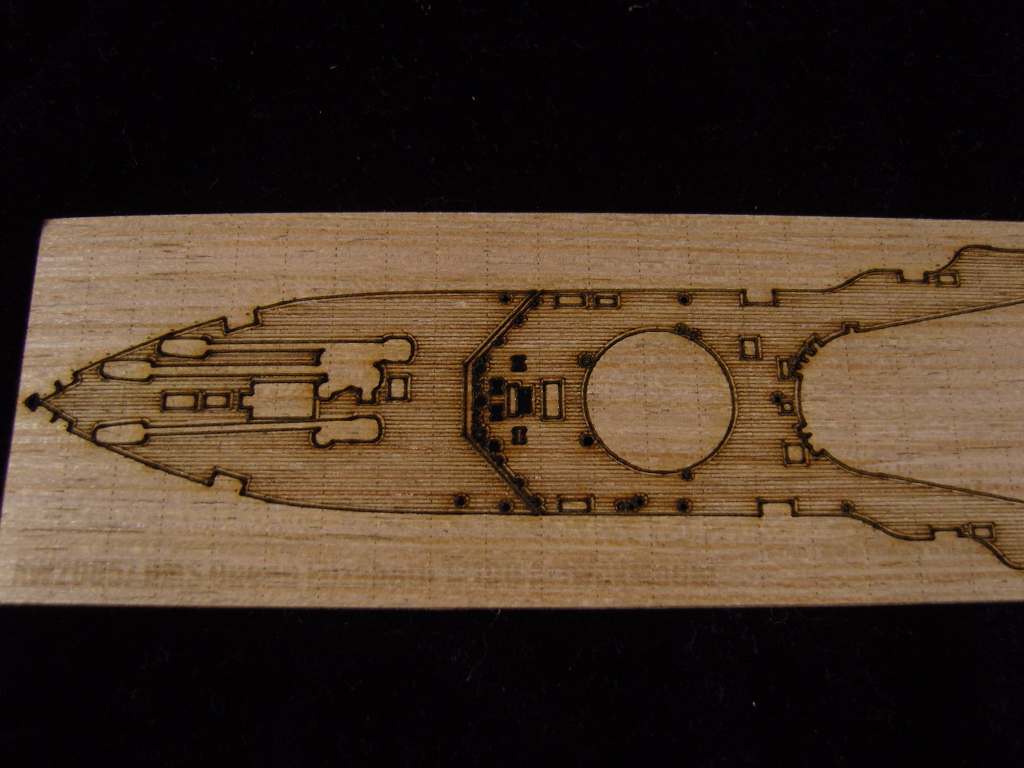 AW20087 Деревянная палуба для HMS Warspite 1915