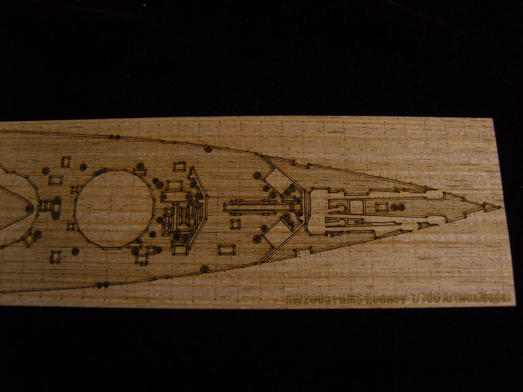 AW20051 Деревянная палуба для HMS Rodney