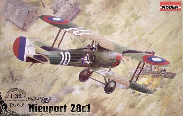 Rod616 Самолёт Nieuport 28c Roden