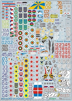 72032 Декаль Микоян МиГ-29 (1)