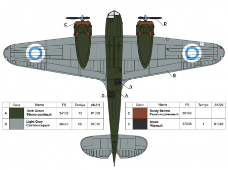 72003 Финский бомбардировщик Бленхейм Мк.I ARK model