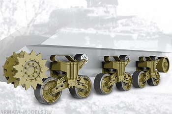 35050FURY US M4 Sherman Suspension Set (FTA, Feb.-July 1944 prod.)