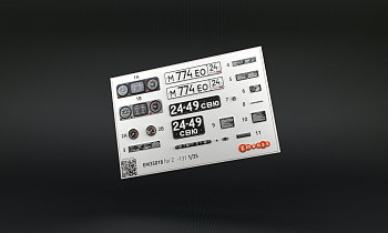 EM35018 Рельефные детали ЗиЛ-131 любого производителя 1:35 (3D декаль)