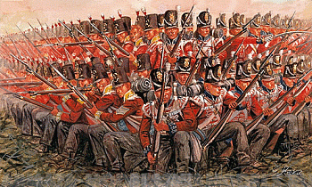 6095ИТ Солдатики NAPOLEONIC WARS - BRITISH INFANTRY 1815