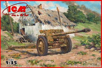 35701 7,62 cm Pak 36(r), немецкая противотанковая пушка 2МВ